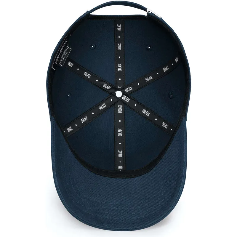 marineblaue-verstellbare-curved-cap-mit-marineblauen-logo-baseball-peach-obl055-von-oblack