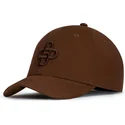 cepur-izliekta-bruns-regulejama-lente-baseball-peach-obl061-no-oblack