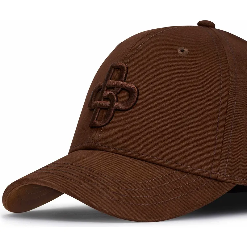 cepur-izliekta-bruns-regulejama-lente-baseball-peach-obl061-no-oblack