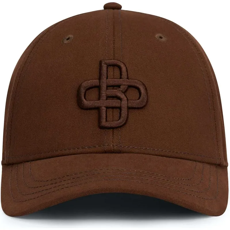 cepur-izliekta-bruns-regulejama-lente-baseball-peach-obl061-no-oblack