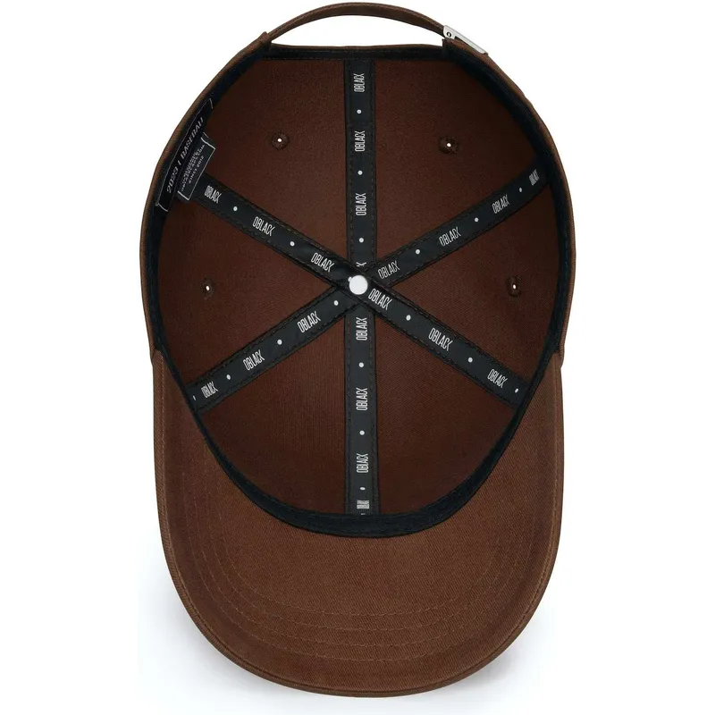 cap-izliekta-brown-adjustable-strap-no-oblack