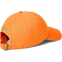casquette-courbee-orange-ajustable-avec-logo-vert-cotton-chino-classic-sport-polo-ralph-lauren