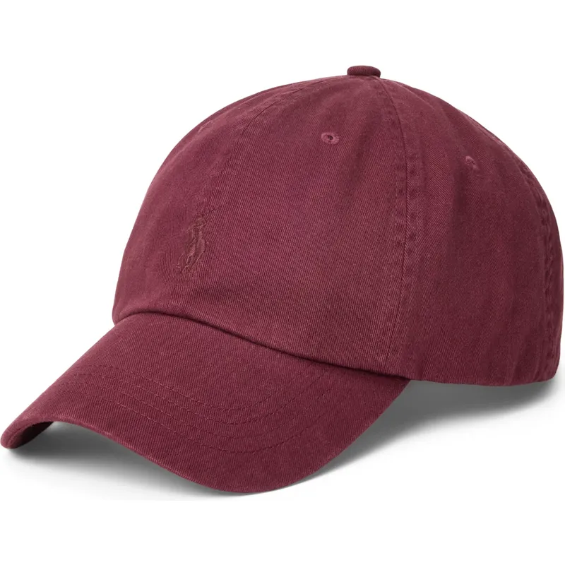 cepur-izliekta-sarkans-regulejams-cotton-chino-classic-sport-no-polo-ralph-lauren