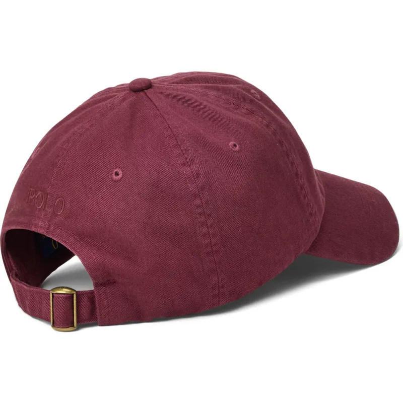 cepur-izliekta-sarkans-regulejams-cotton-chino-classic-sport-no-polo-ralph-lauren