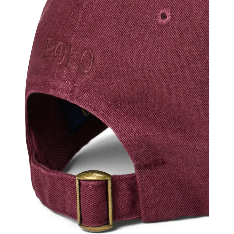 cepur-izliekta-sarkans-regulejams-cotton-chino-classic-sport-no-polo-ralph-lauren