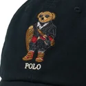 cepur-izliekta-melns-regulejams-classic-sport-holiday-bear-no-polo-ralph-lauren