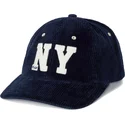 cepur-izliekta-tumsi-zils-regulejams-ny-patch-authentic-corduroy-no-polo-ralph-lauren