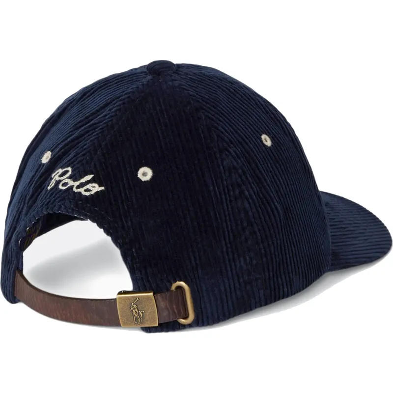 cepur-izliekta-tumsi-zils-regulejams-ny-patch-authentic-corduroy-no-polo-ralph-lauren