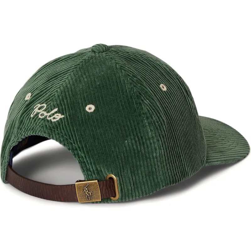 casquette-courbee-verte-ajustable-ny-patch-authentic-corduroy-polo-ralph-lauren