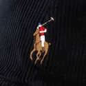 cepur-izliekta-melns-regulejams-classic-sport-corduroy-no-polo-ralph-lauren