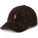 cepur-izliekta-bruns-regulejams-classic-sport-corduroy-no-polo-ralph-lauren