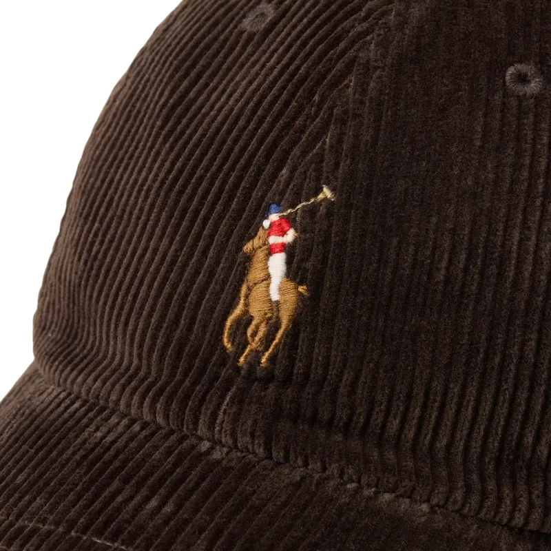 cepur-izliekta-bruns-regulejams-classic-sport-corduroy-no-polo-ralph-lauren