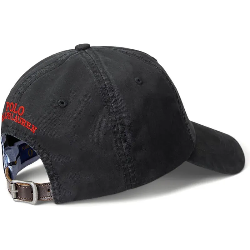cepur-izliekta-melns-regulejams-classic-sport-stretch-cotton-twill-no-polo-ralph-lauren