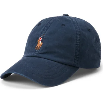 Casquette courbée bleue marine ajustable Classic Sport Stretch Cotton Twill Polo Ralph Lauren