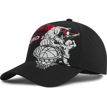 Cap izliekta black snapback no AND1