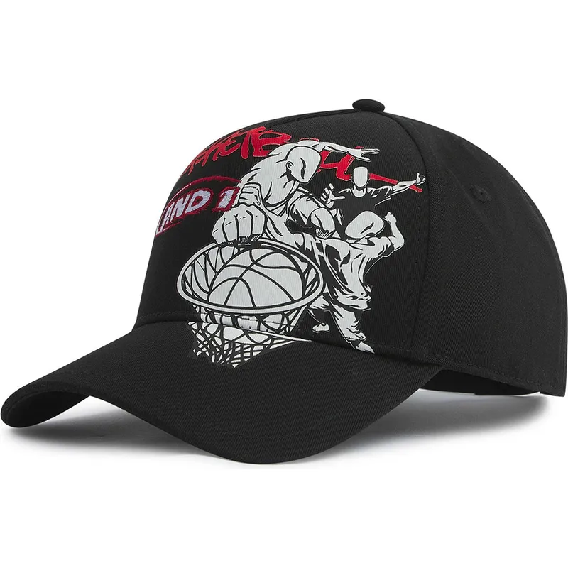 cap-izliekta-black-snapback-no-and1