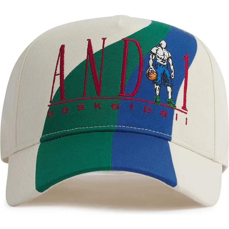 cepur-izliekta-bess-snapback-retro-colour-block-no-and1