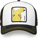 casquette-trucker-blanche-et-noire-pikachu-pkm6-ele-pokemon-capslab