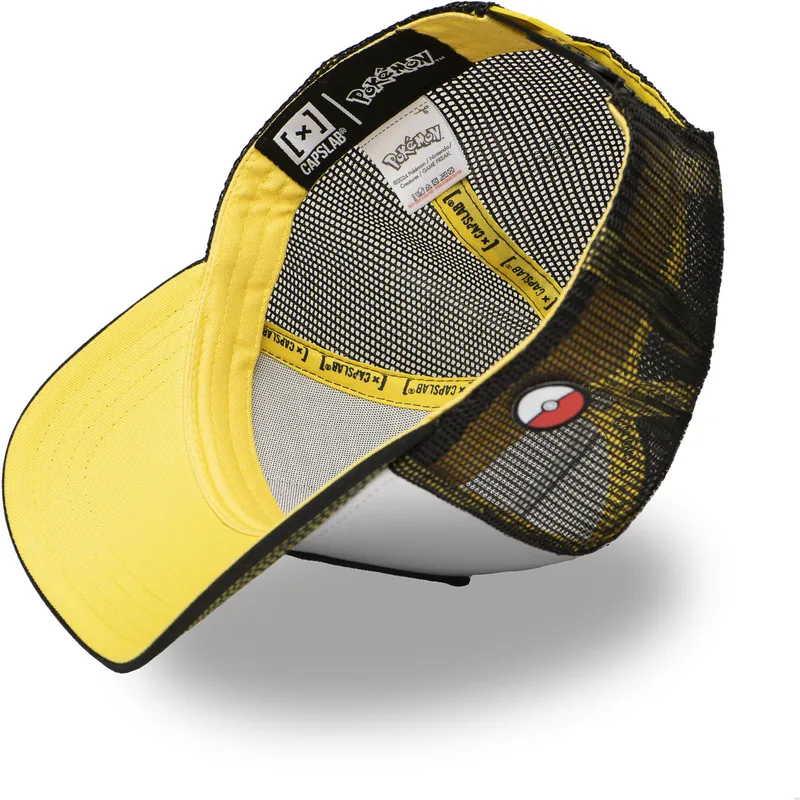 casquette-trucker-blanche-et-noire-pikachu-pkm6-ele-pokemon-capslab