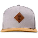 djinns-flat-brim-linen-2015-grey-and-brown-snapback-cap
