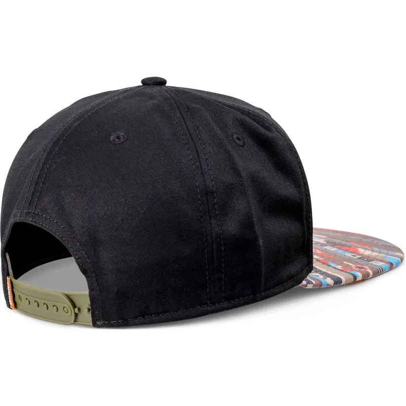 cepur-plakana-melns-snapback-aztek-no-djinns
