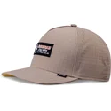 braune-snapback-cap-mit-gebogenem-schirm-hft-sunday-coffee-ripstop-von-djinns