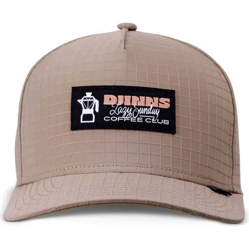 cepur-izliekta-bruns-snapback-hft-sunday-coffee-ripstop-no-djinns