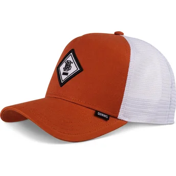 Trucker Cap orange und weiß HFT Match DNC von Djinns