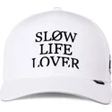 casquette-courbee-blanche-ajustable-truefit-slow-life-lover-djinns