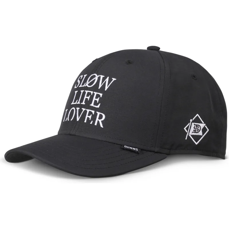 casquette-courbee-noire-ajustable-truefit-slow-life-lover-djinns
