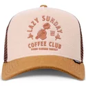 cepur-izliekta-truckeris-bruns-snapback-lazy-barista-no-djinns
