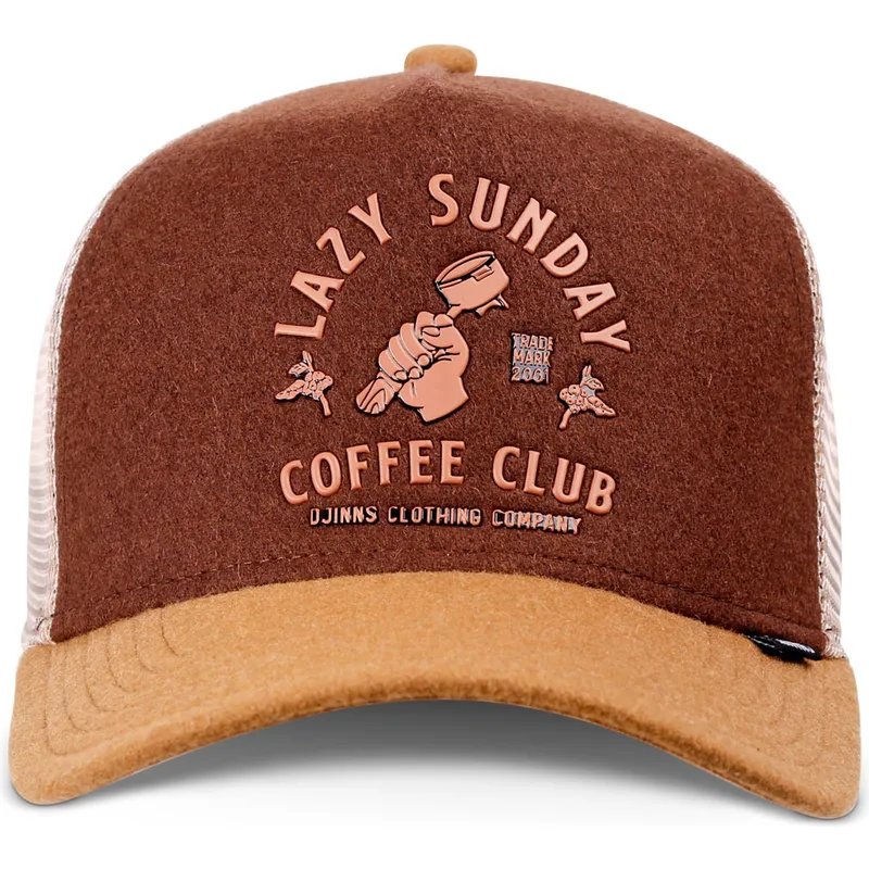 cepur-izliekta-truckeris-bruns-snapback-hft-lazy-barista-no-djinns cepur-izliekta-truckeris-bruns-snapback-hft-lazy-barista-no-djinns