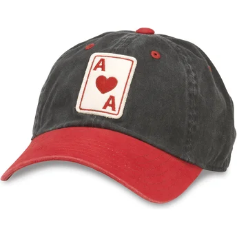 Casquette courbée bleue marine et rouge ajustable Anaheim Aces Archive American Needle