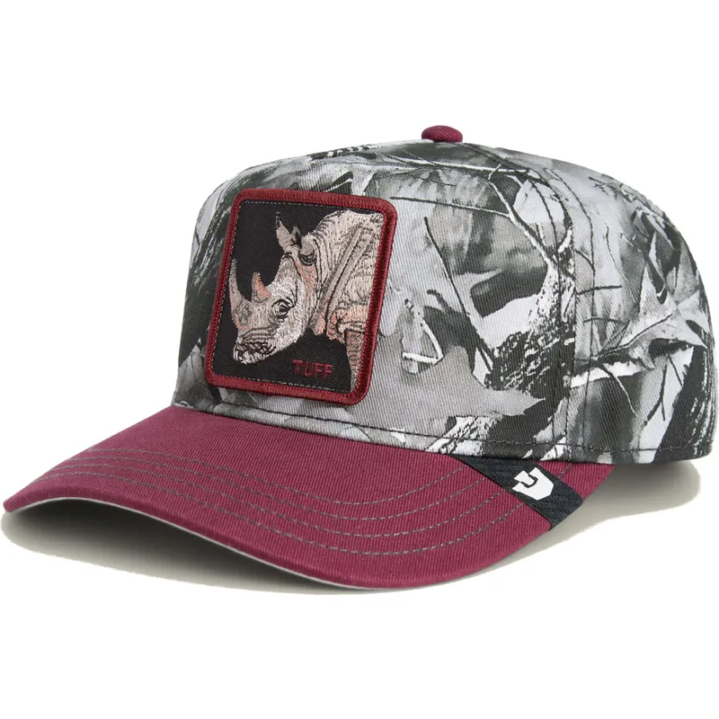 cepur-izliekta-sarkans-snapback-tuff-camo-desaturated-camo-the-farm-no-goorin-bros