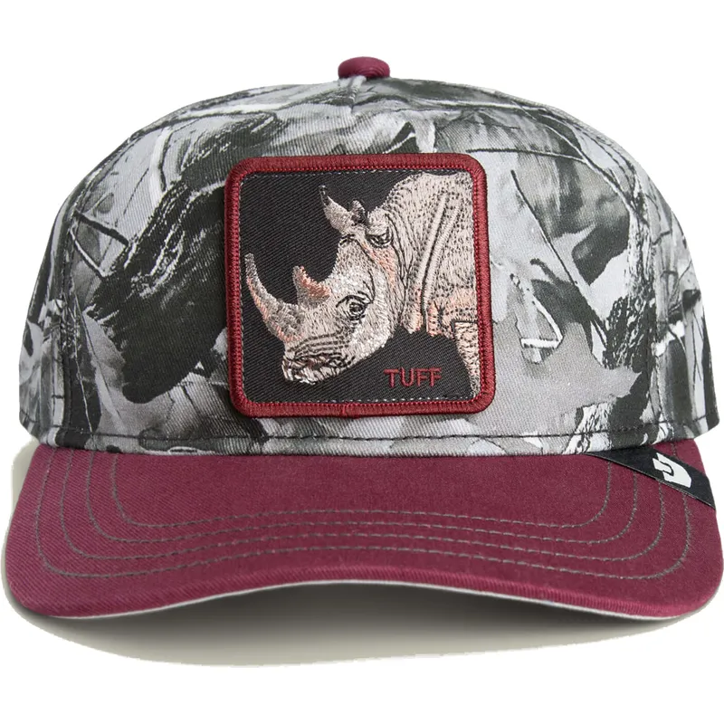 cepur-izliekta-sarkans-snapback-rinoceronte-tuff-camo-desaturated-camo-the-farm-the-farm-no-goorin-bros