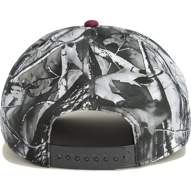 cepur-izliekta-sarkans-snapback-tuff-camo-desaturated-camo-the-farm-no-goorin-bros