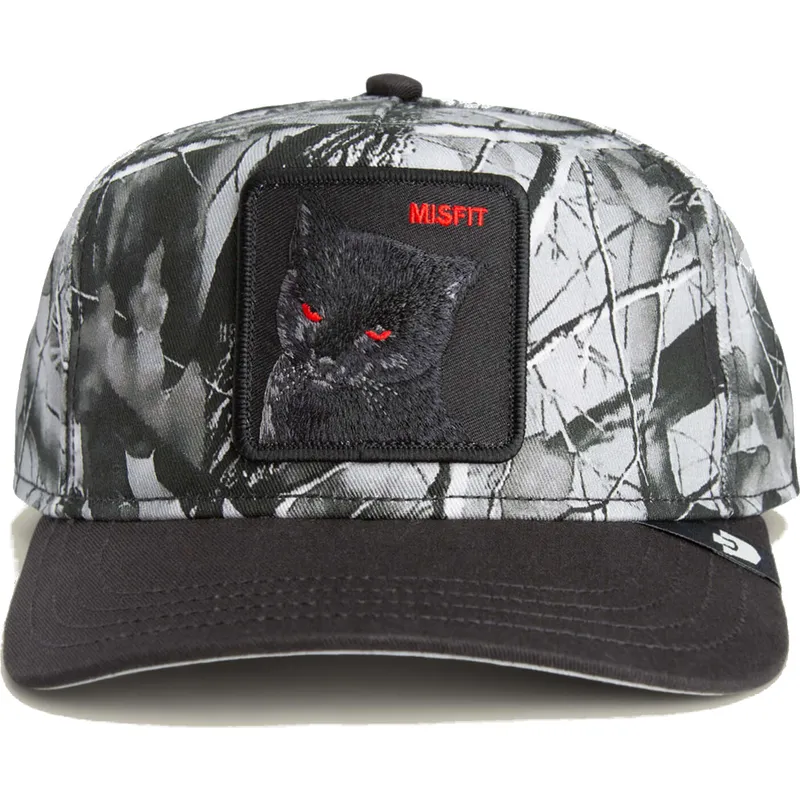 czarna-czapka-z-zakrzywionym-daszkiem-snapback-kot-misfit-camo-desaturated-camo-the-farm-od-goorin-bros