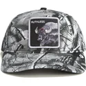 goorin-bros-the-farm-ruthless-camo-desaturated-camo-snapback-cap-mit-gebogenem-schirm-und-buffelmotiv