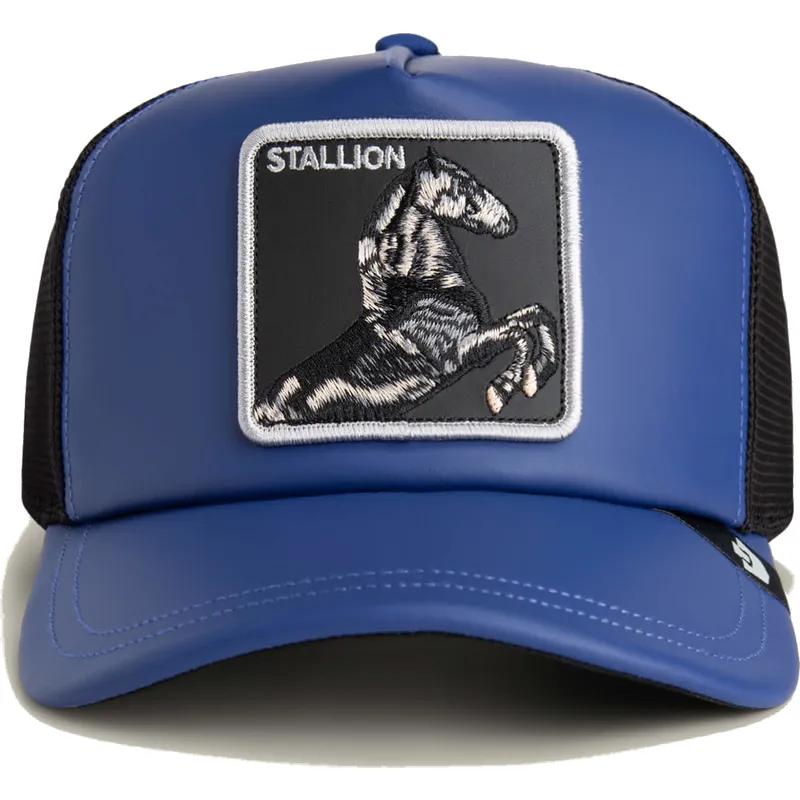 gorra-trucker-azul-y-negra-caballo-lfg-stallion-pre-game-seasonal-the-farm-de-goorin-bros