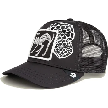 Cepur izliekta truckeris melns snapback Dia Michi Dia no Los Muertos The Farm no Goorin Bros.