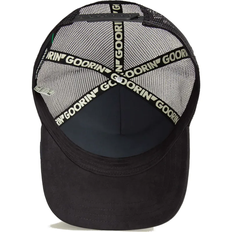 casquette-trucker-noire-chat-dia-de-michi-dia-de-los-muertos-the-farm-goorin-bros