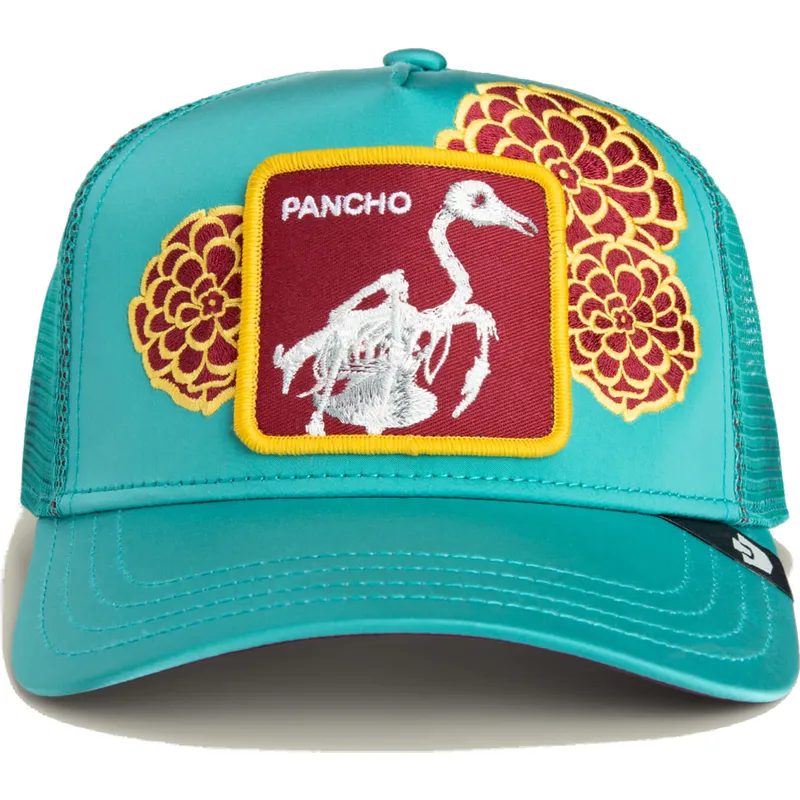 gorra-trucker-azul-flamenco-dia-de-pancho-dia-de-los-muertos-the-farm-de-goorin-bros