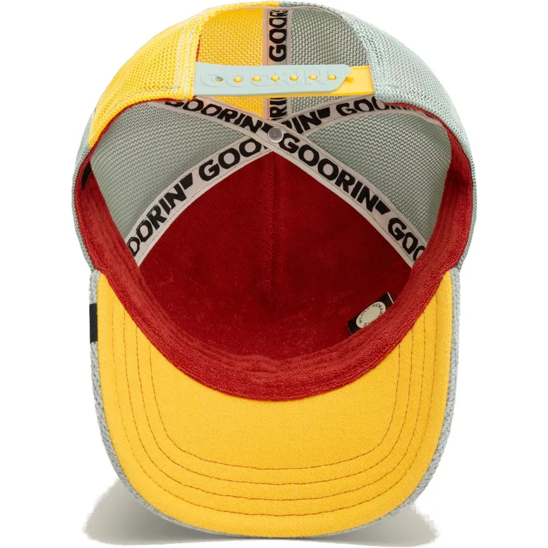 casquette-trucker-grise-et-jaune-canard-duck-off-ducking-autocorrect-happy-thoughts-the-farm-goorin-bros