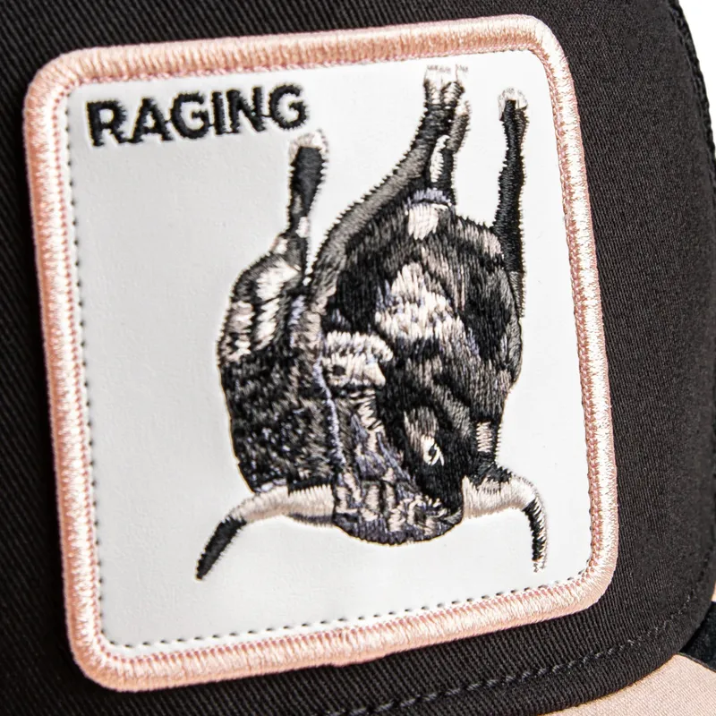 gorra-trucker-negra-y-beige-toro-raging-llub-flip-side-2-the-farm-de-goorin-bros