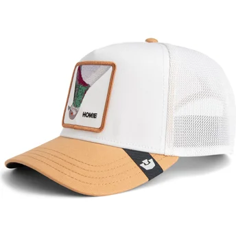 Cepur izliekta šoferis balts snapback paloma Homie Noegip Flip Side 2 The Farm The Farm no Goorin Bros.