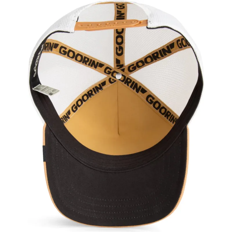 casquette-trucker-blanche-et-marron-pigeon-homie-noegip-flip-side-2-the-farm-goorin-bros