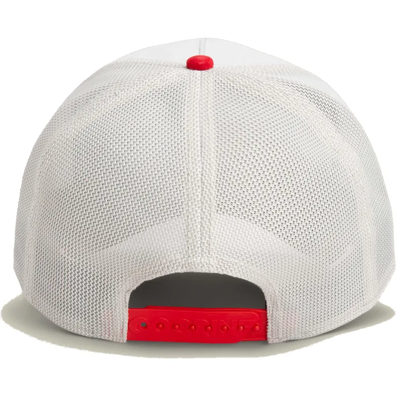 cepur-izliekta-truckeris-balts-snapback-vicious-suede-snake-suede-truckers-the-farm-no-goorin-bros