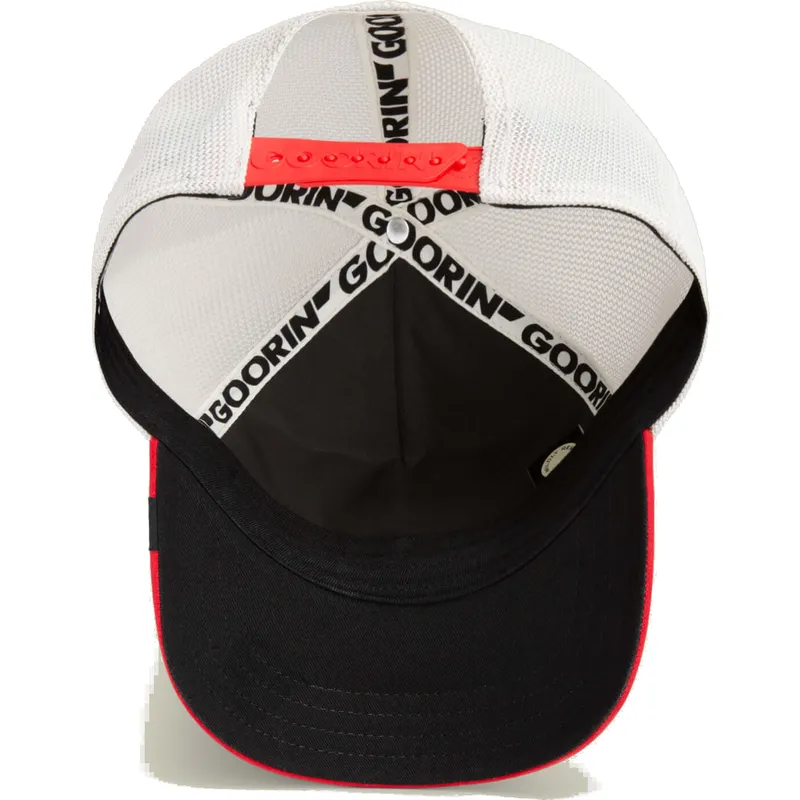 czapka-trucker-biala-i-czerwona-waz-vicious-suede-snake-suede-truckers-the-farm-od-goorin-bros
