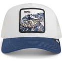 czapka-trucker-biala-i-niebieska-waz-toxic-trucker-sport-the-farm-od-goorin-bros