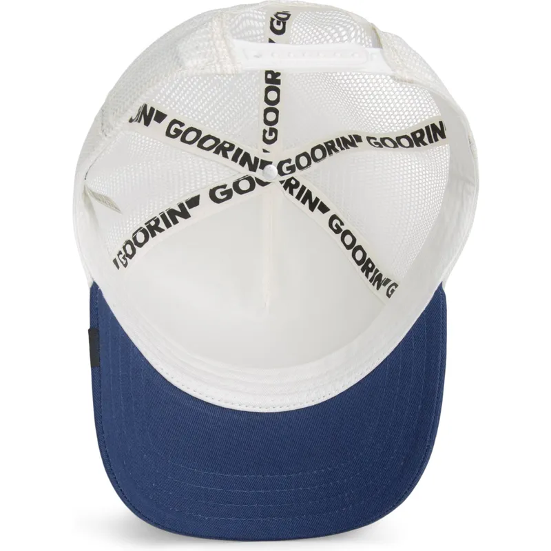 casquette-trucker-blanche-et-bleue-serpent-toxic-trucker-sport-the-farm-goorin-bros
